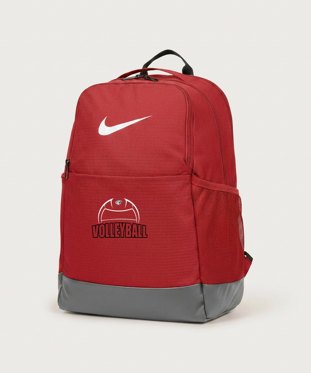 Triton High School Volleyball (Girls) - University Red Nike Brasilia Medium Backpack NKDH7709