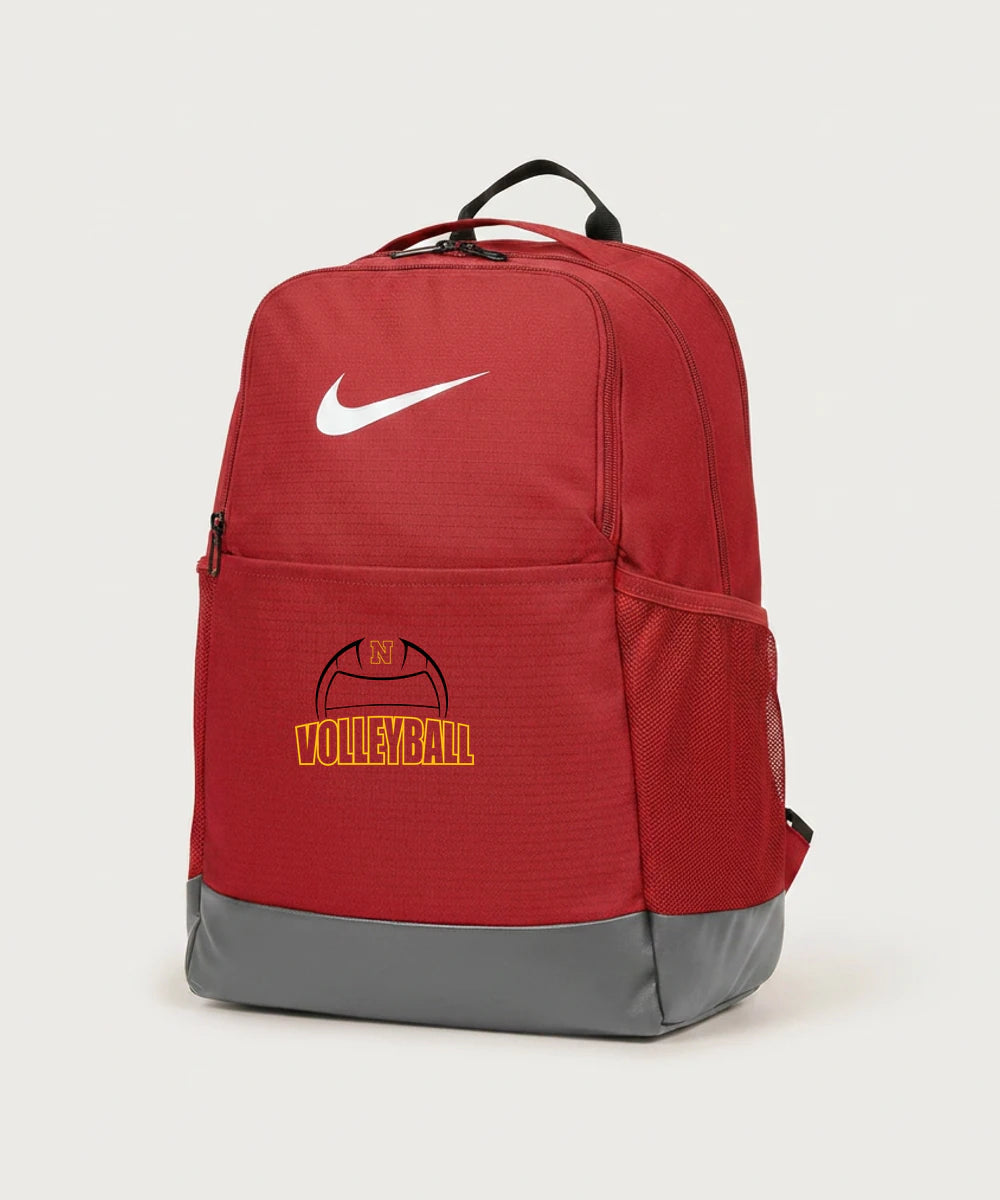 Northfield High School Volleyball (Girls) - University Red Nike Brasilia Medium Backpack NKDH7709