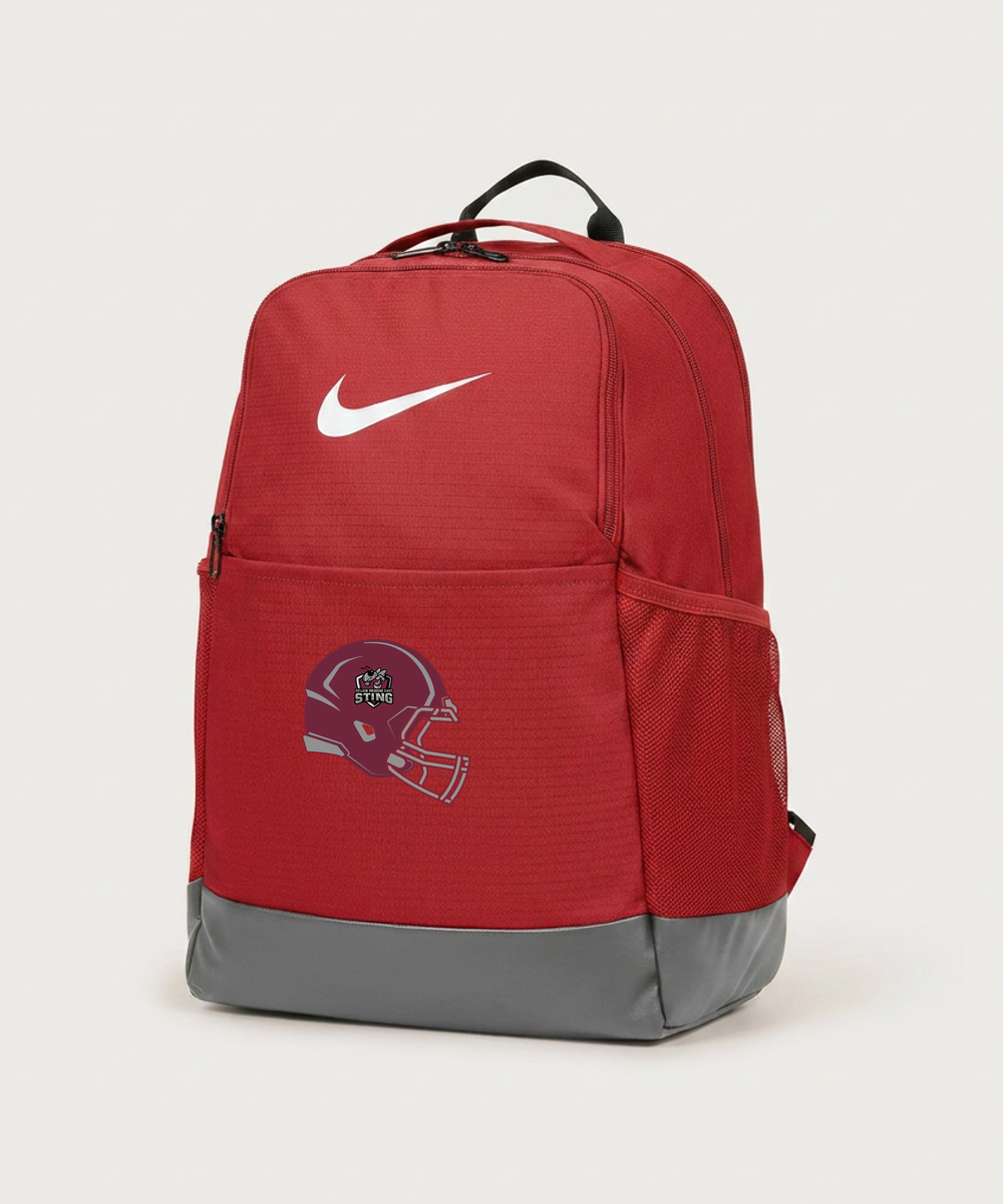 Yellow Medicine East High School Football (Boys) - University Red Nike Brasilia Medium Backpack NKDH7709