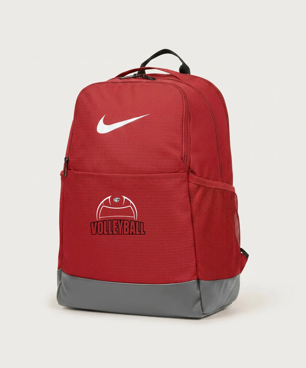 Triton High School Volleyball (Girls) - University Red Nike Brasilia Medium Backpack NKDH7709