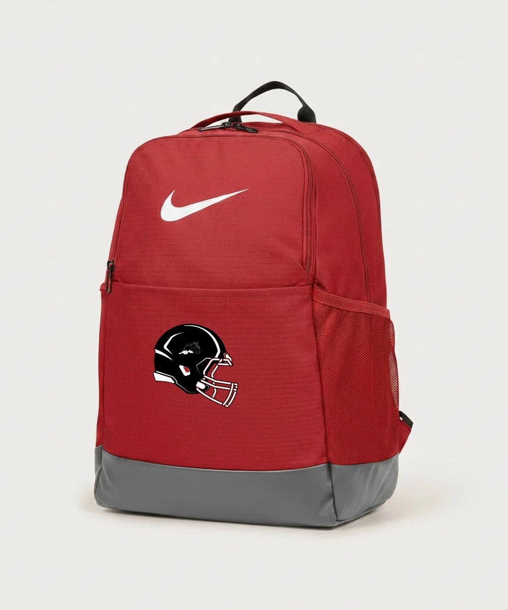 Fulton High School Football (Boys) - University Red Nike Brasilia Medium Backpack NKDH7709