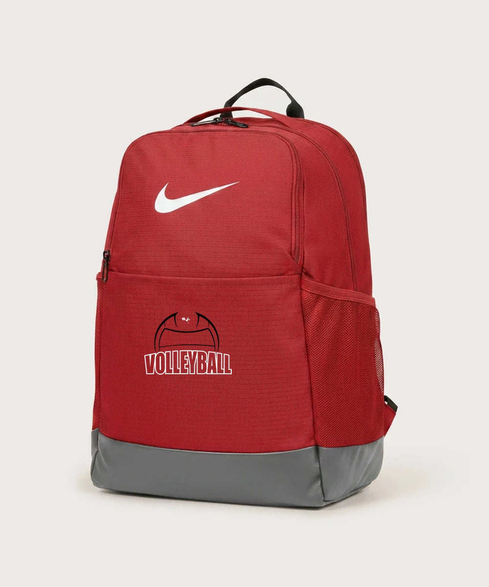 Wabasha Kellogg High School Volleyball (Girls) - University Red Nike Brasilia Medium Backpack NKDH7709