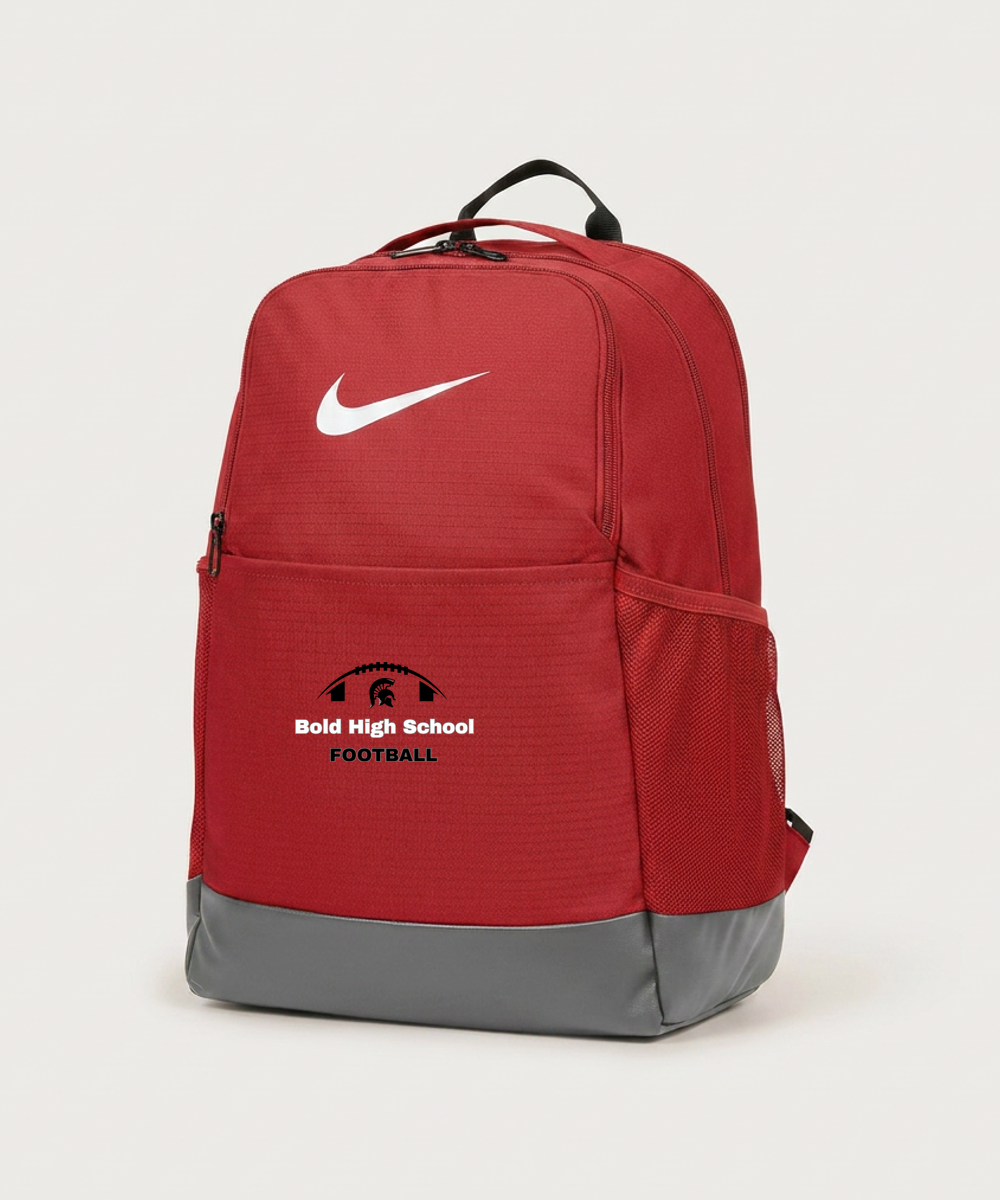 Bold High School Football (Boys) - University Red Nike Brasilia Medium Backpack NKDH7709