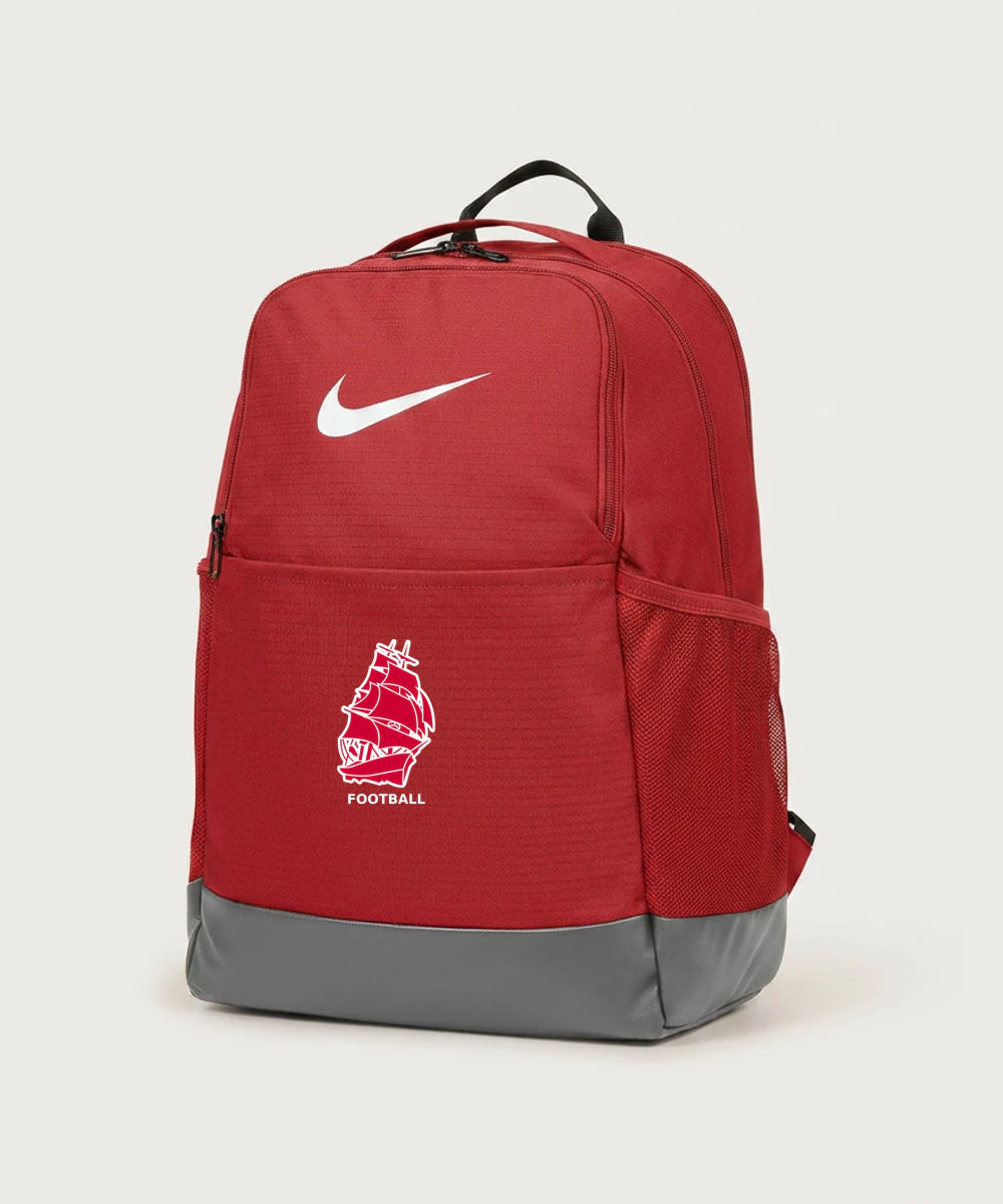 Amboy Football general - University Red Nike Brasilia Medium Backpack NKDH7709