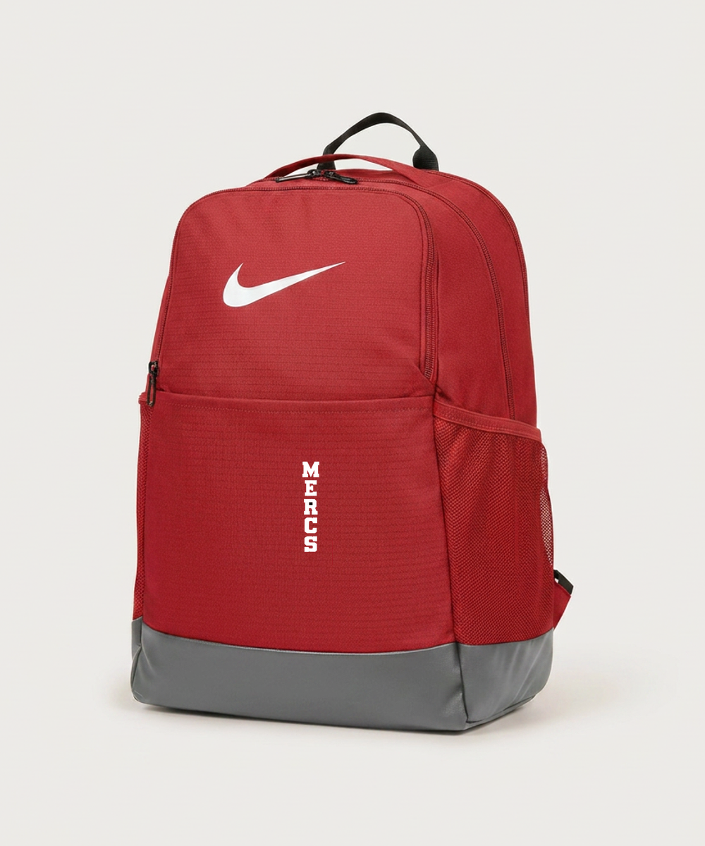 Mcgregor High School Football (Boys) - University Red Nike Brasilia Medium Backpack NKDH7709
