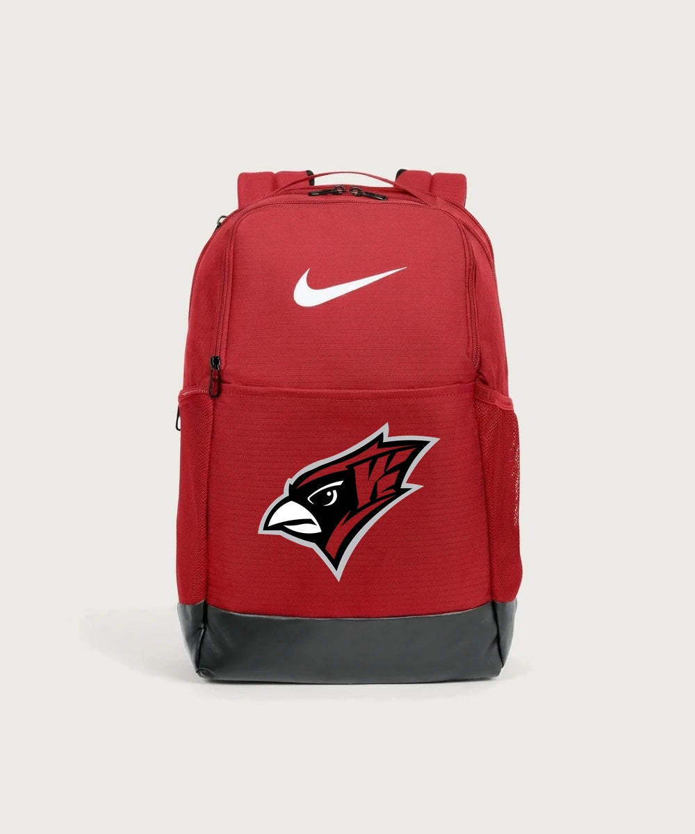 Willmar High School Athletics - University Red Nike Brasilia Medium Backpack NKDH7709
