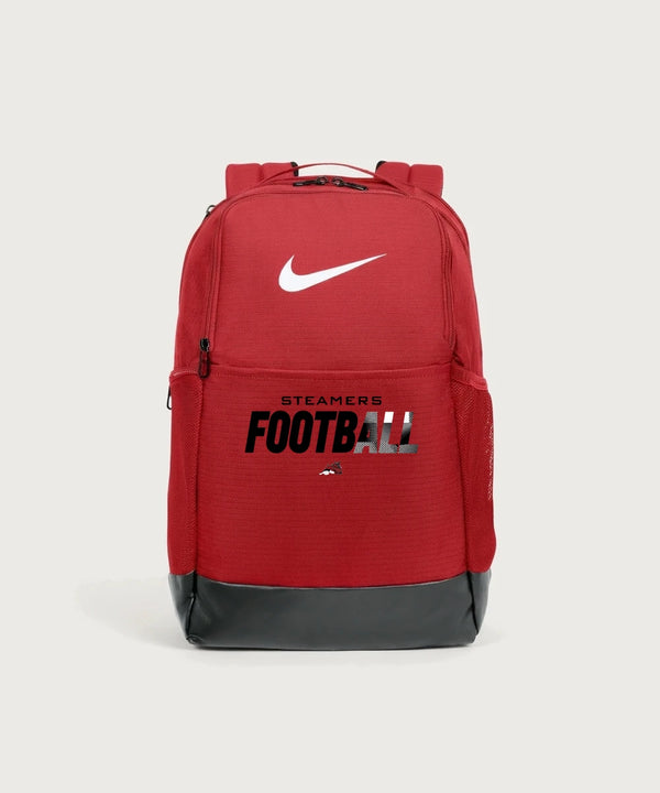 Fulton High School Football (Boys) - University Red Nike Brasilia Medium Backpack NKDH7709
