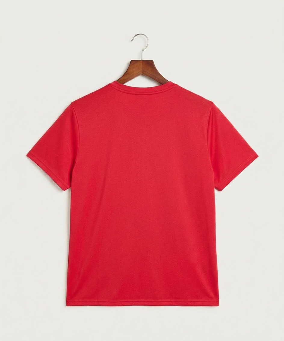 Triton High School Volleyball (Girls) - University Red Nike Swoosh Sleeve rLegend Tee NKDX8730 (back)