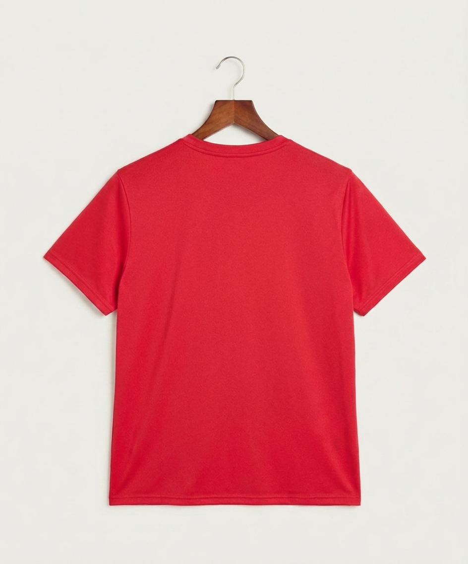 Triton High School Volleyball (Girls) - University Red Nike Swoosh Sleeve rLegend Tee NKDX8730 (back)