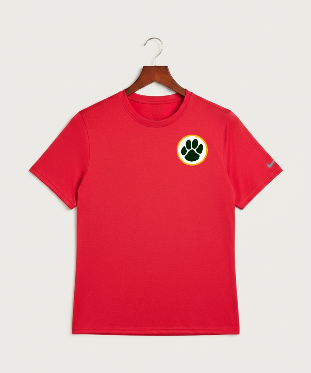 Ashwaubenon High School Football (Boys) - University Red Nike Swoosh Sleeve rLegend Tee NKDX8730