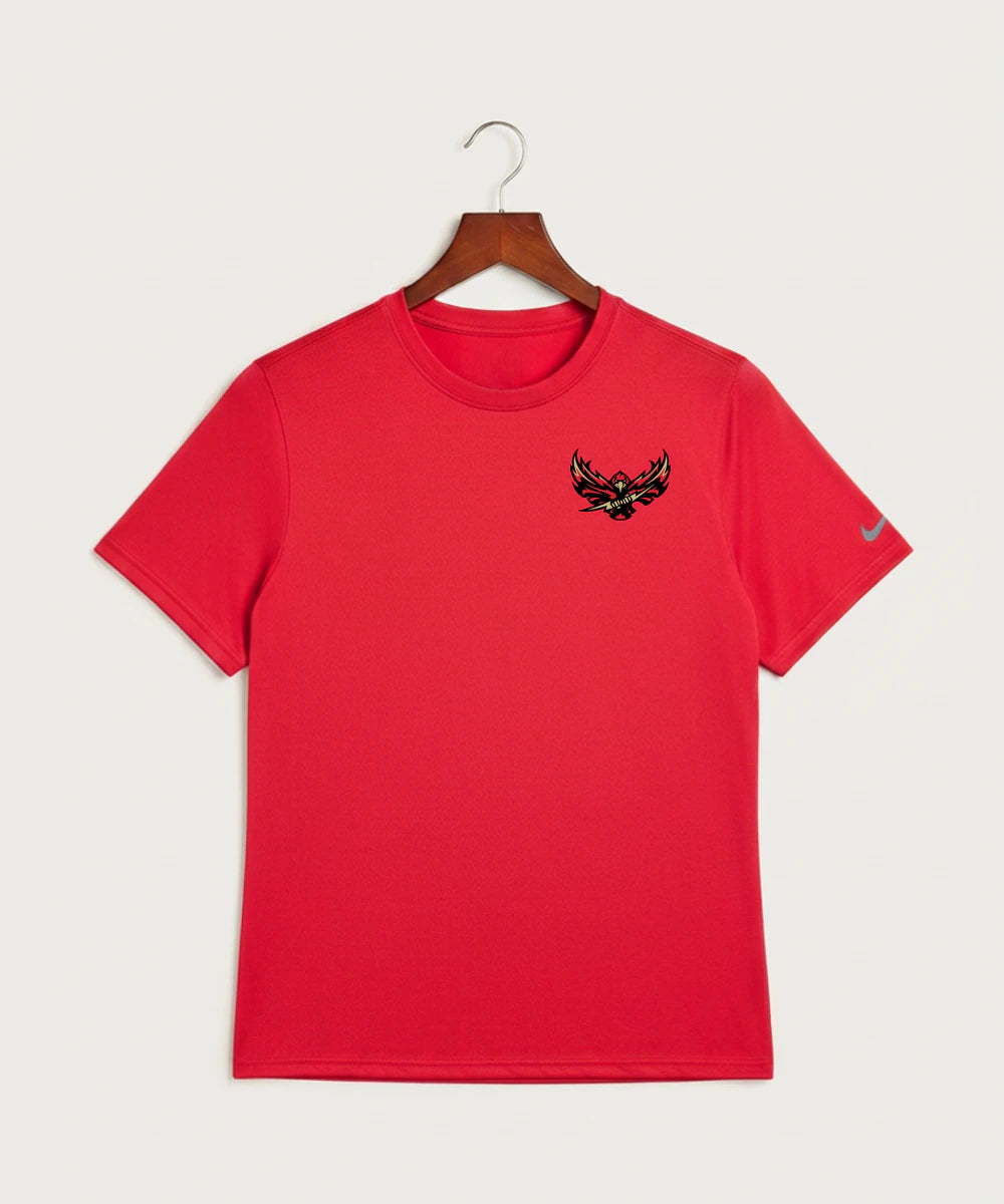 Gfw High School Football (Boys) - University Red Nike Swoosh Sleeve rLegend Tee NKDX8730