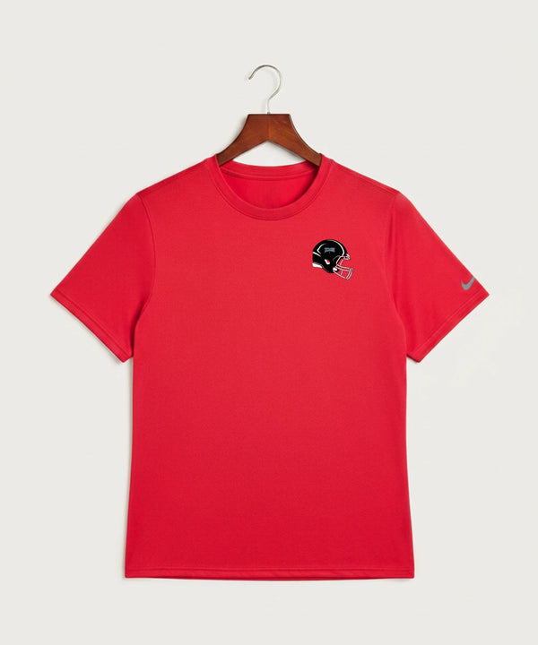 Kerkhoven-Murdock-Sunburg High School Football (Boys) - University Red Nike Swoosh Sleeve rLegend Tee NKDX8730