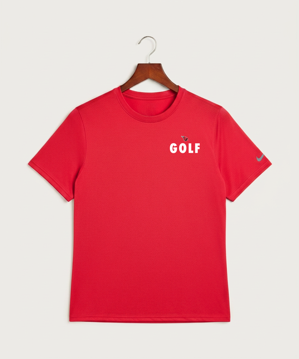 Forreston Golf - University Red Nike Swoosh Sleeve rLegend Tee NKDX8730