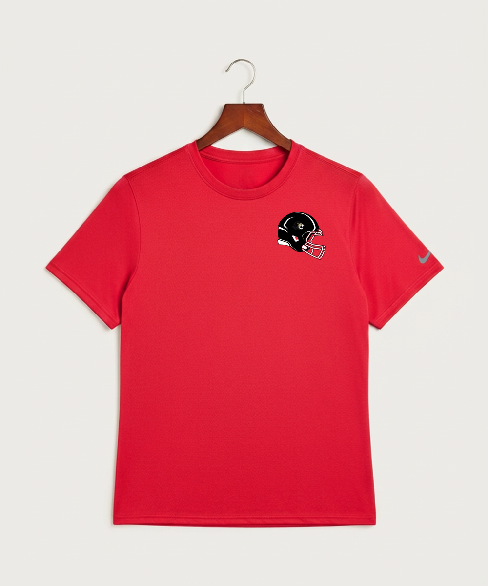 Spring Grove High School Football (Boys) - University Red Nike Swoosh Sleeve rLegend Tee NKDX8730