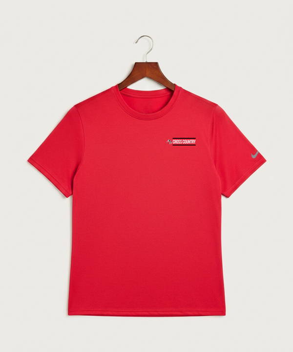 John Marshall High School Cross Country (Coed) - University Red Nike Swoosh Sleeve rLegend Tee NKDX8730
