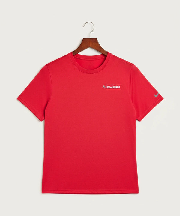 John Marshall High School Cross Country (Coed) - University Red Nike Swoosh Sleeve rLegend Tee NKDX8730