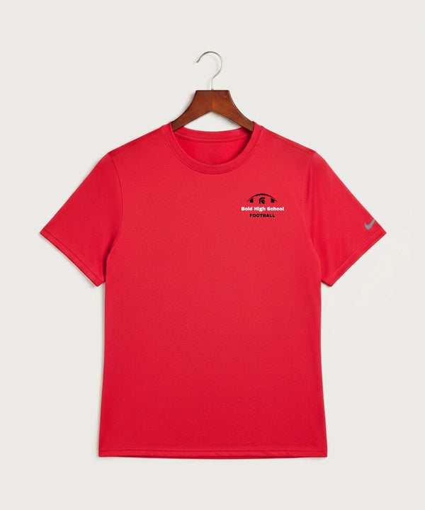 Bold High School Football (Boys) - University Red Nike Swoosh Sleeve rLegend Tee NKDX8730