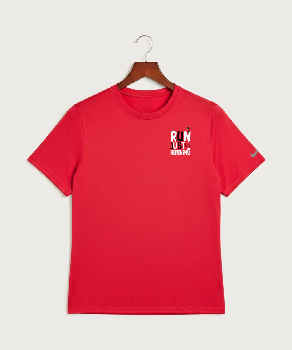 Willmar High School Athletics - University Red Nike Swoosh Sleeve rLegend Tee NKDX8730