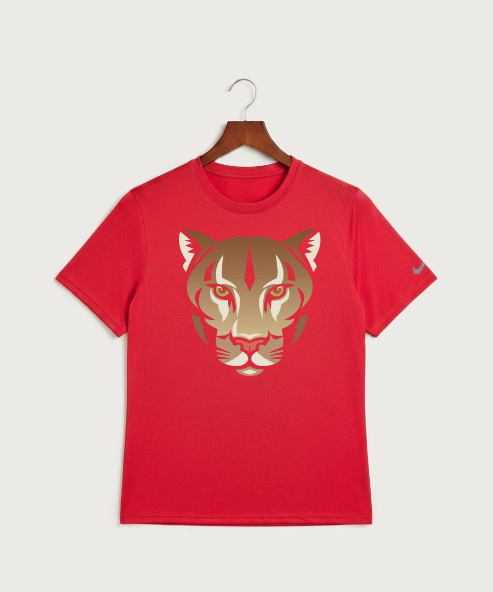 Ada Borup High School Football (Boys) - University Red Nike Swoosh Sleeve rLegend Tee NKDX8730