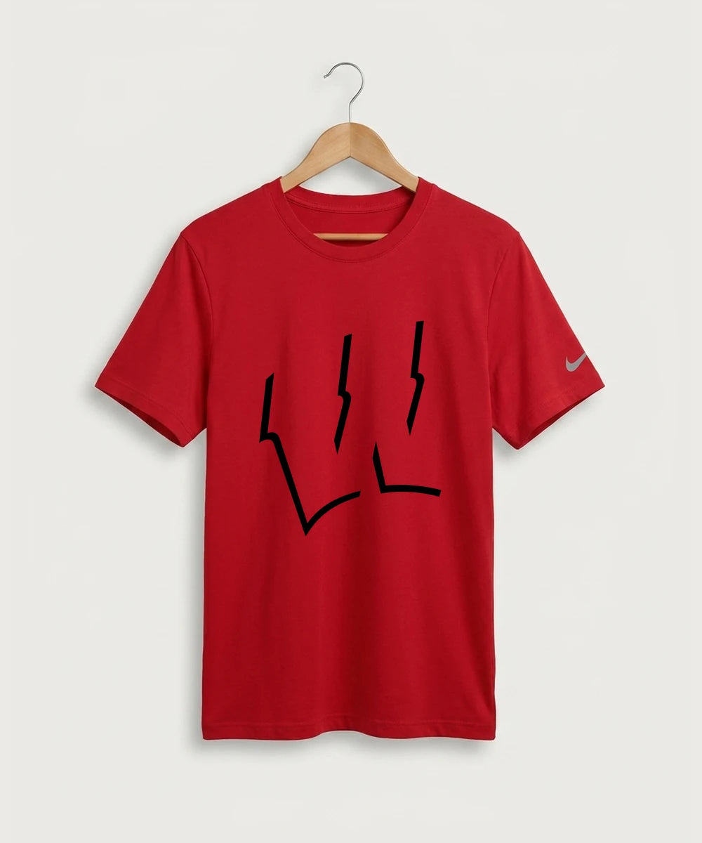 Wisconsin Hanger Test - University Red Nike Youth Swoosh Sleeve rLegend Tee NKDX8787