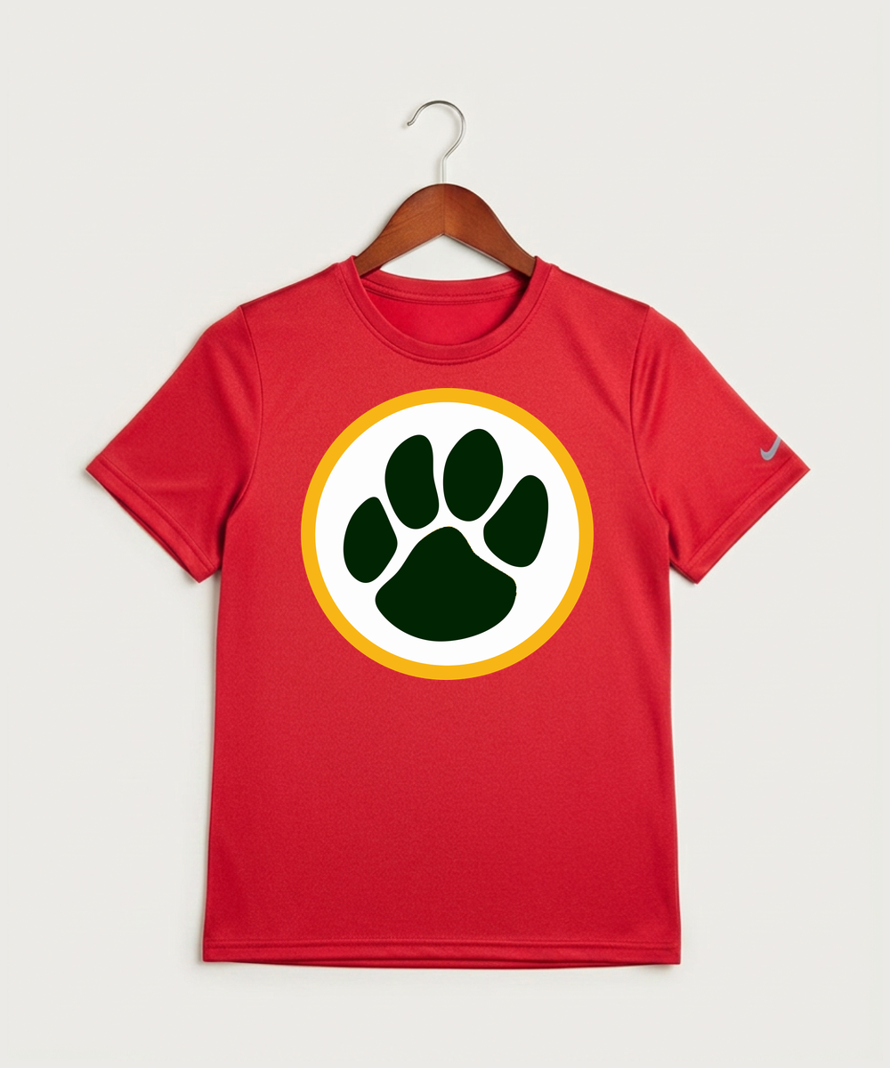 Ashwaubenon High School Football (Boys) - University Red Nike Youth Swoosh Sleeve rLegend Tee NKDX8787
