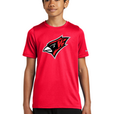 Willmar Athletics - University Red Nike Youth Swoosh Sleeve rLegend Tee NKDX8787