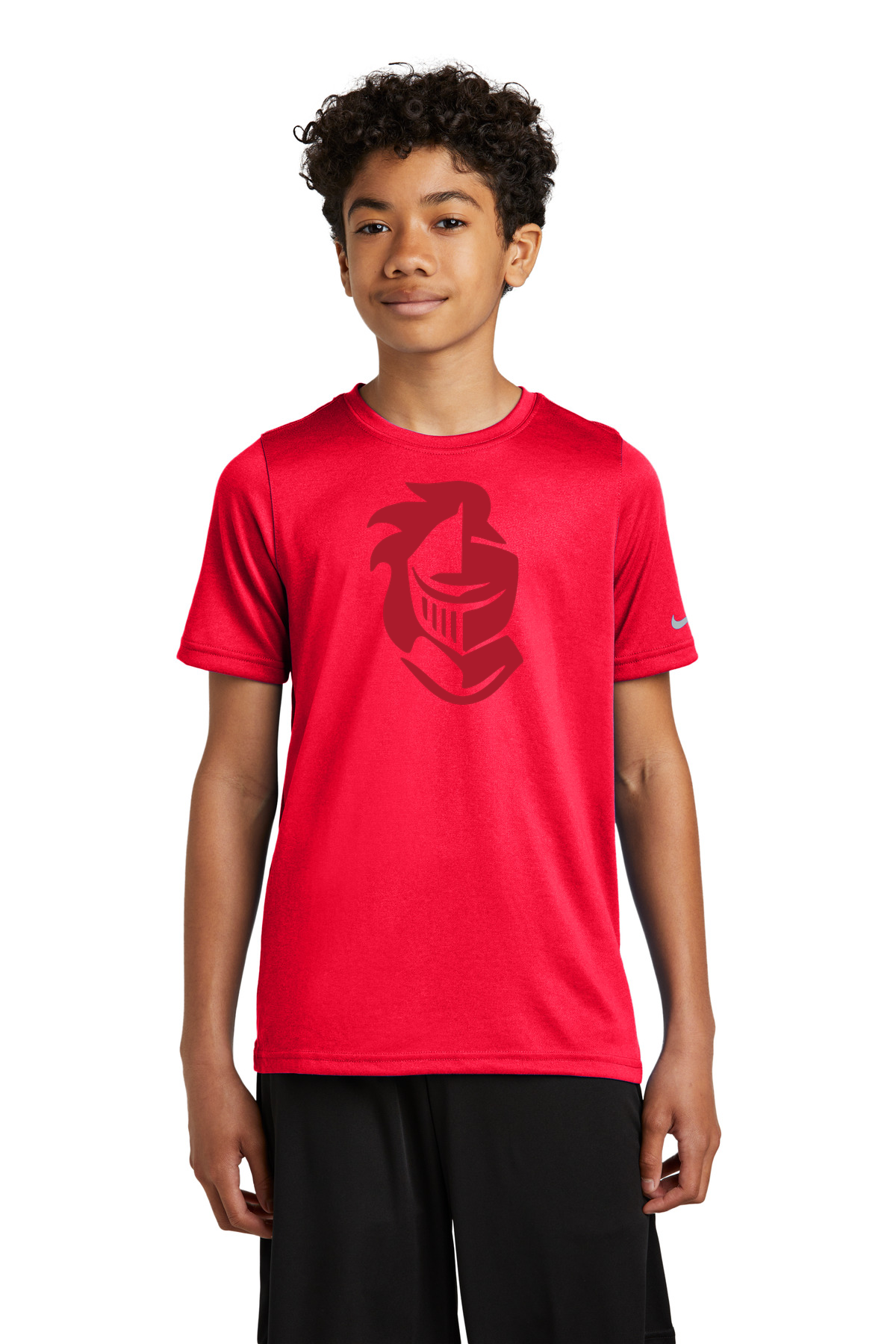 ACGE Football - University Red Nike Youth Swoosh Sleeve rLegend Tee NKDX8787