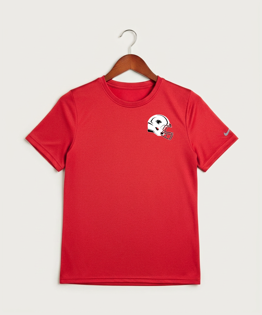Nrheg Panthers High School Football (Boys) - University Red Nike Youth Swoosh Sleeve rLegend Tee NKDX8787