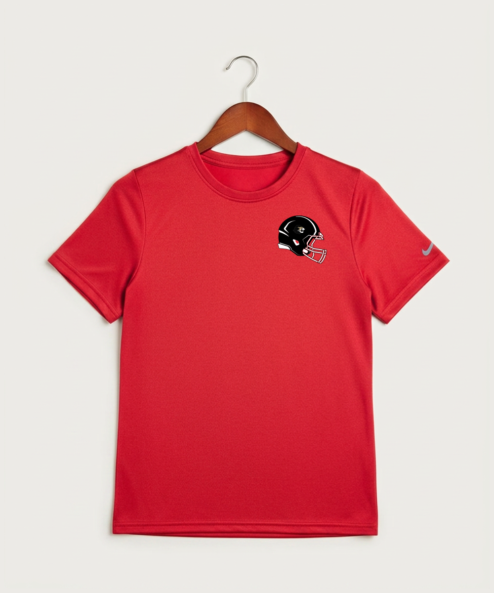 Spring Grove High School Football (Boys) - University Red Nike Youth Swoosh Sleeve rLegend Tee NKDX8787