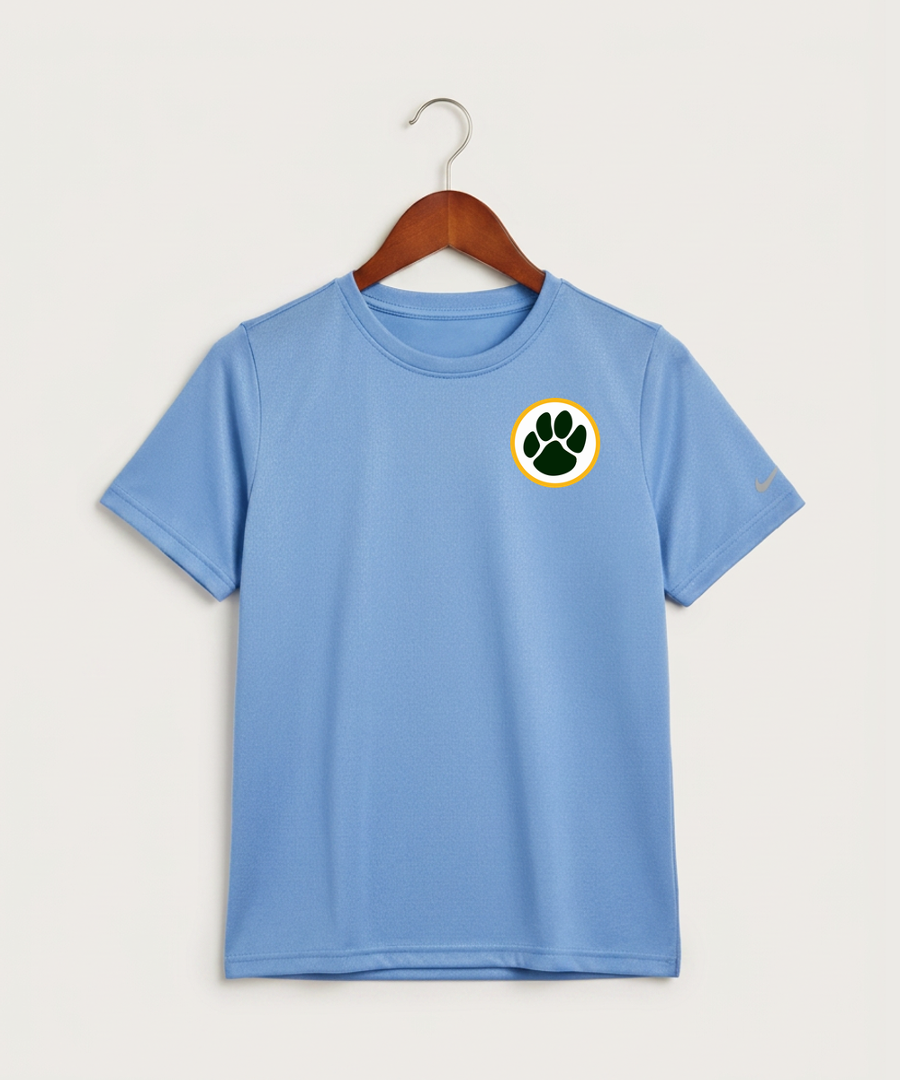 Ashwaubenon High School Football (Boys) - Valor Blue Nike Youth Swoosh Sleeve rLegend Tee NKDX8787