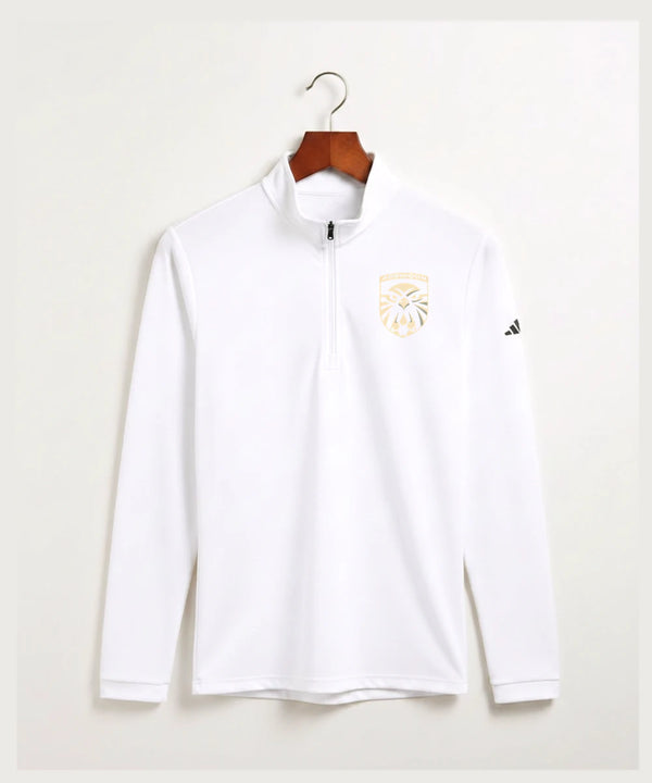 Abingdon High School Football (Boys) - White Men's Ultimate365 Lightweight Quarter-Zip Pullover