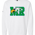 Maple River High School hockey_boys - White Unisex Fleece Crewneck Sweatshirt