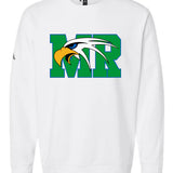 Maple River High School hockey_boys - White Unisex Fleece Crewneck Sweatshirt