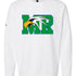 Maple River High School hockey_boys - White Unisex Fleece Crewneck Sweatshirt