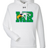 Maple River High School hockey_boys - White/ Black Men's Rival Fleece Hooded Sweatshirt
