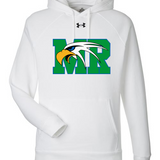 Maple River High School cross_country_girls - White/ Black Men's Rival Fleece Hooded Sweatshirt