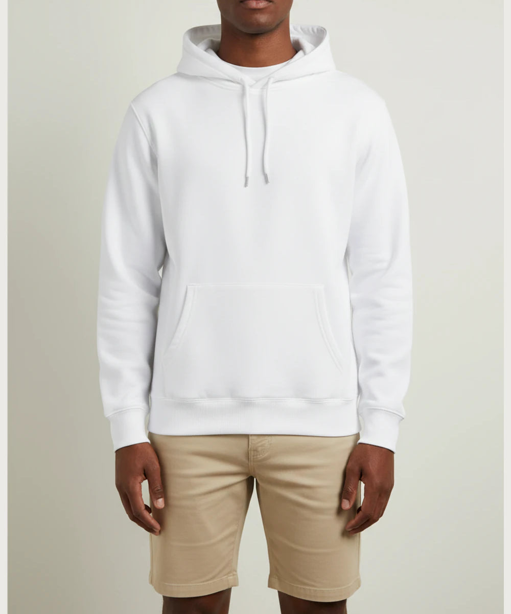 Ashwaubenon High School Football (Boys) - White Hoodie Value - Full Front (model)