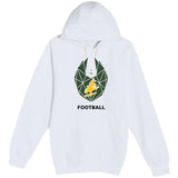 DC Everest Middle School Football — example store - White Hoodie Value - Full Front