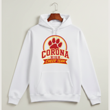 Corona Senior High School Cheer - White Hoodie Value - Full Front