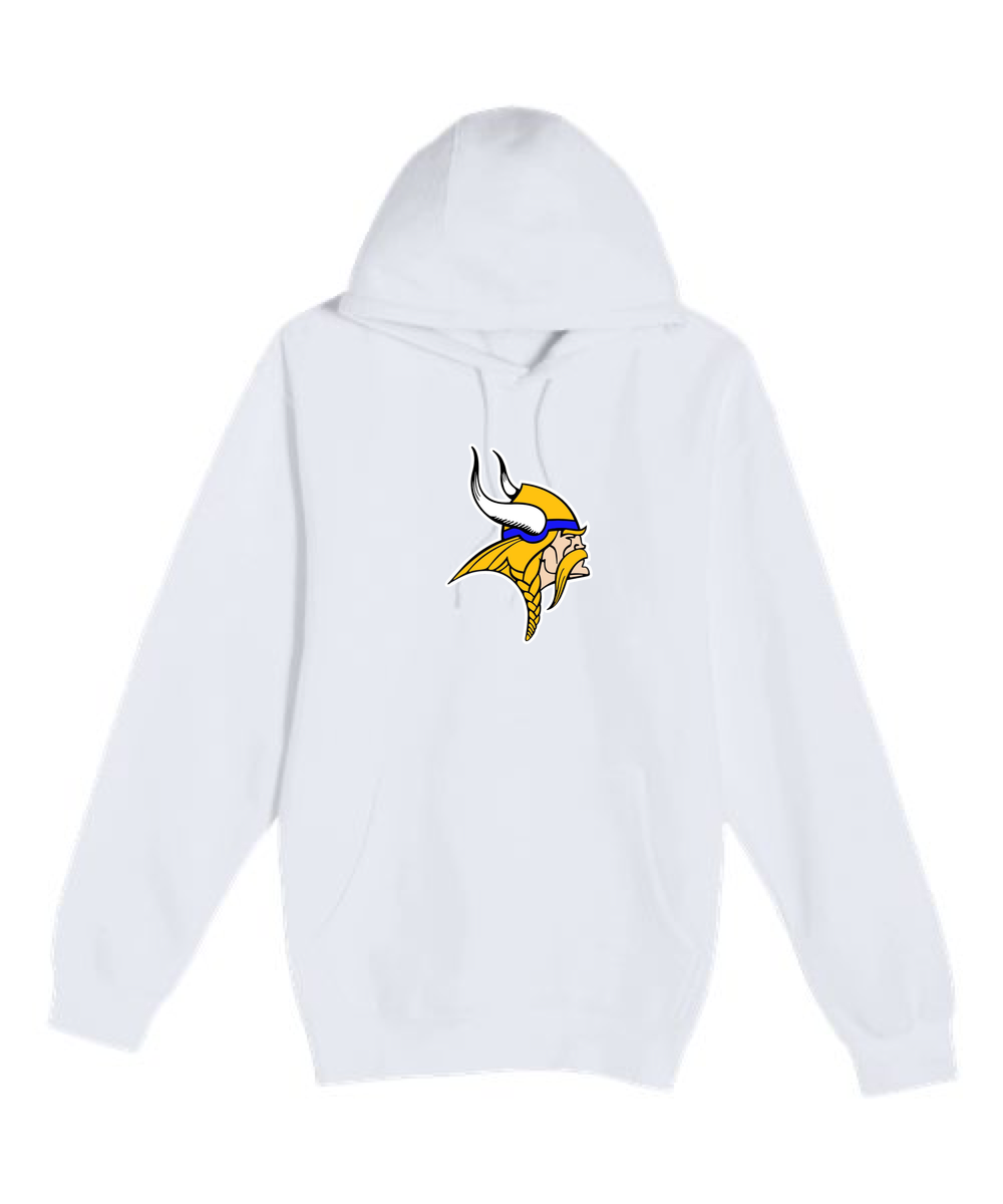 Hayfield Volleyball - White Hoodie Value - Full Front