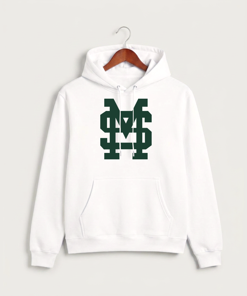 Sleepy Eye St. Mary's High School Athletics Coed - White Hoodie Value - Full Front