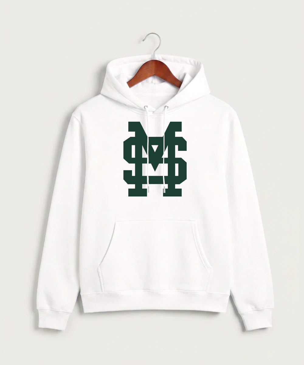 Sleepy Eye St. Mary's High School Athletics Coed - White Hoodie Value - Full Front