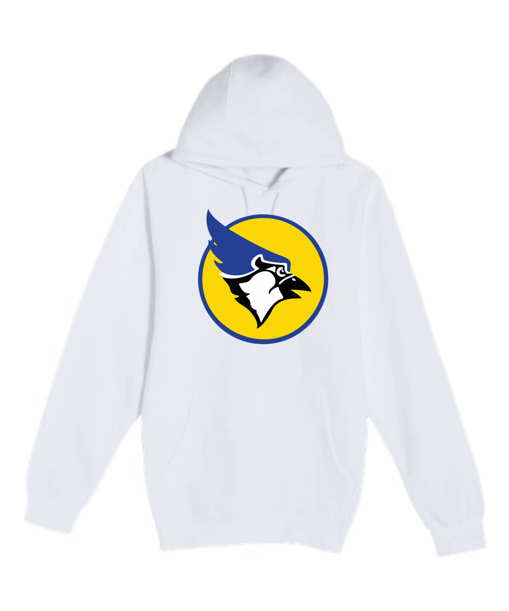Waseca Football - White Hoodie Value - Full Front