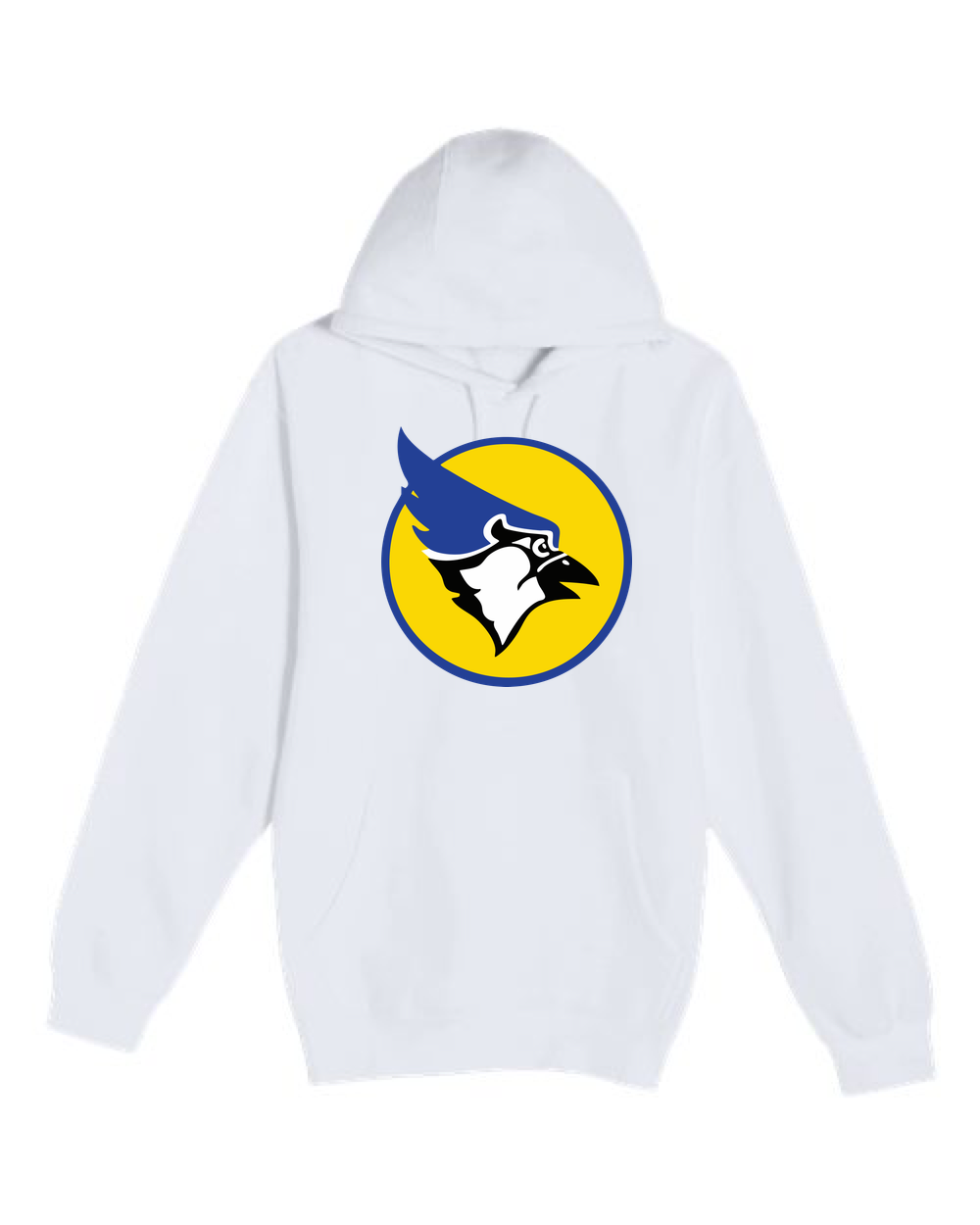 Waseca Football - White Hoodie Value - Full Front