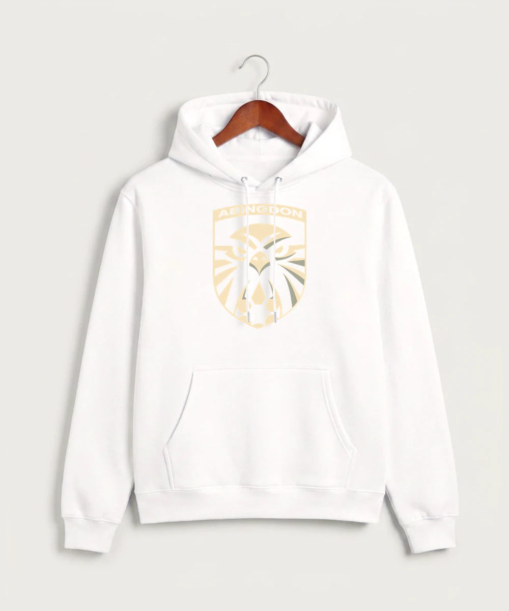 Abingdon High School Football (Boys) - White Hoodie Value - Full Front