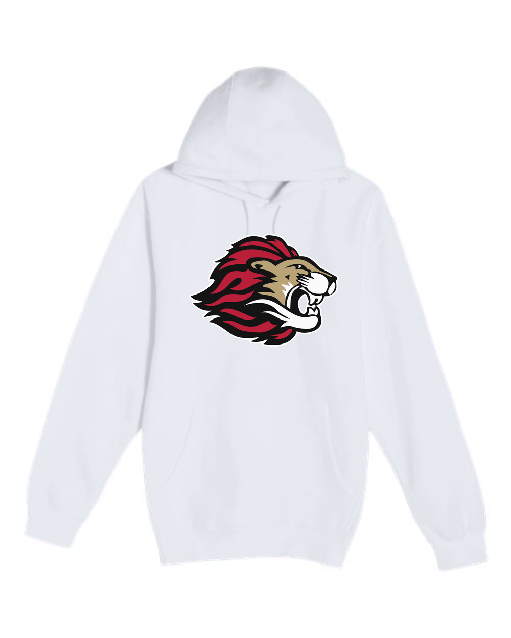 Spring Grove Football - White Hoodie Value - Full Front