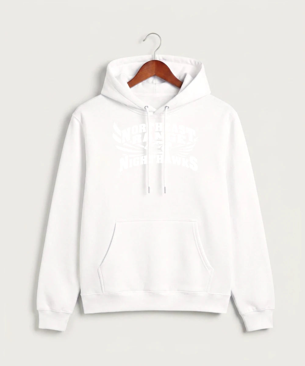 Northeast Range High School Volleyball (Girls) - White Hoodie Value - Full Front