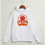 Corona Senior High School Cheer - White Hoodie Value - Full Front