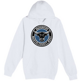 Martin County West Football - White Hoodie Value - Full Front