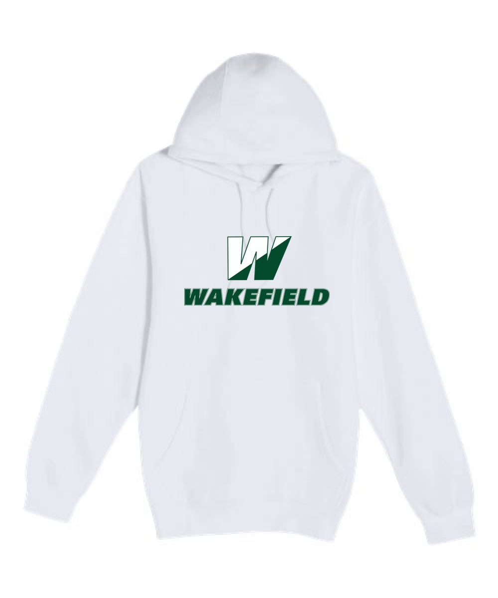 Wakefield High School N/A - White Hoodie Value - Full Front